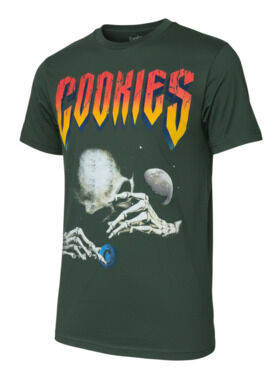 Cookies SF Outlaws Skeleton Graphic T-Shirt Forest Green
